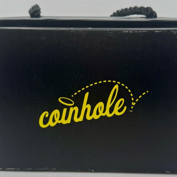 Hasbro Gaming Coin Hole Game Tabletop Set w/Carry Case - Picture 5 of 5